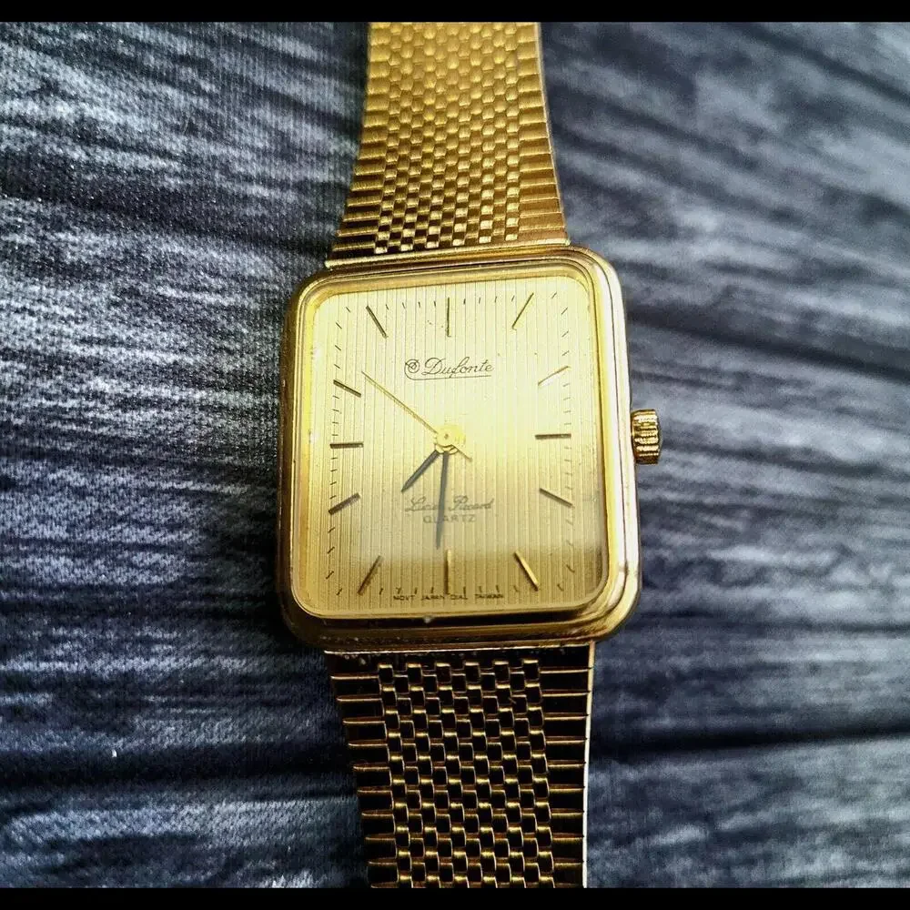 Vintage Retro Lucien Piccard Dufonte‎ Men's Watch New Battery